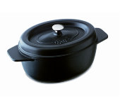 Кастрюля овальная из чугуна Fissler, серия Arcana, черная Кастрюля овальная из чугуна Fissler, серия Arcana, черная