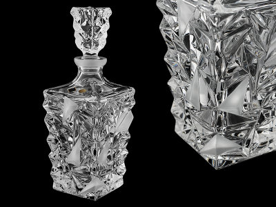 Штоф матовые льдинки "Glacier", Bohemia Jihlava item