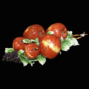 Декоративная веточка "Яблоко", Artigiano Capodimonte item