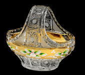 Корзинка 15 см, хрусталь, Aurum Crystal s.r.o.