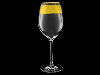 Бокалы для вина "Celebration - Золтые пирамиды" 470 мл, 6 шт, Rona item