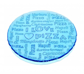 IVV Блюдо I love pizza голубое 33 см IVV Блюдо I love pizza голубое 33 см