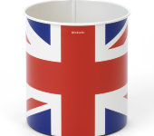 Корзина для бумаг Union Jack, 7л, 479786, Brabantia Корзина для бумаг Union Jack, 7л, 479786, Brabantia