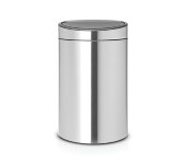 Мусорный бак Touch Bin с защитой от отпечатков, двухсекционный, 10/23л, 112867, Brabantia