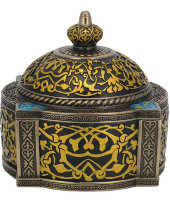 Шкатулка Арабеска (синяя)