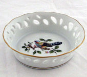 Прорезная тарелка, Hollohaza Porcelain 