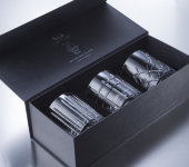 Вращающиеся бокалы для виски в подарочной коробке, 3 шт, Shtox