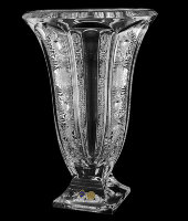 Ваза хрустальная 34 см "Champaign", Bohemia Jihlava
