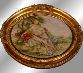 Барельеф "Сельский пейзаж", Porcellane Principe