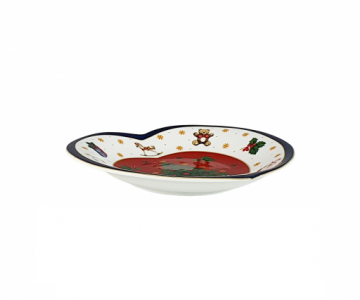Блюдо-сердце "Red Christmas", PORCELANA BOGUCICE item