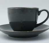 Набор чайных пар 300 мл, 6 шт, "Alumina Graphite", PORCELANA BOGUCICE Набор чайных пар 300 мл, 6 шт, "Alumina Graphite", PORCELANA BOGUCICE