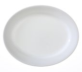 Тарелка овальная 24 см "Winter Frost White", Corelle Тарелка овальная 24 см "Winter Frost White", Corelle