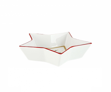 Блюдо-звезда "Red Christmas", PORCELANA BOGUCICE item