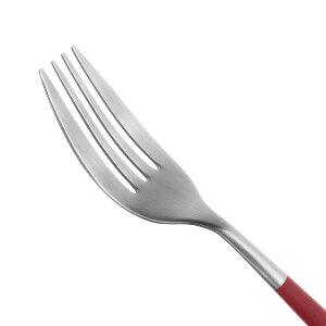 Набор столовых приборов 24/6, с красными ручками, "MIO matte red", Cutipol item