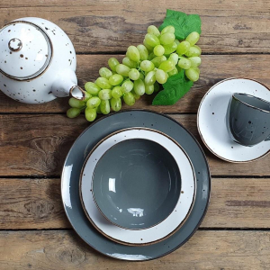 Набор салатников 16 см, 6 шт, "Alumina Graphite", PORCELANA BOGUCICE item