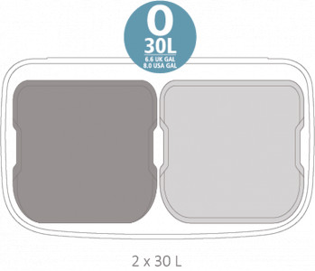 Мусорный бак BO TOUCH BIN (2x30л) item