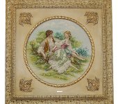 Барельеф "На лугу", Porcellane Principe