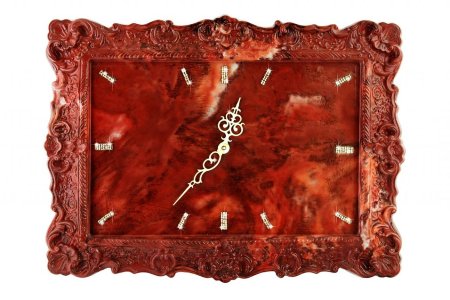 Часы настенные красные, Арбет-мрамор item