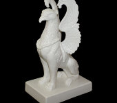 Статуэтка "Гриффон сидящий на подставке", Ceramiche Dal Pra Статуэтка "Гриффон сидящий на подставке", Ceramiche Dal Pra