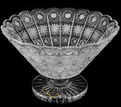 Салатник на ножке 26 см, хрусталь, Aurum Crystal s.r.o.