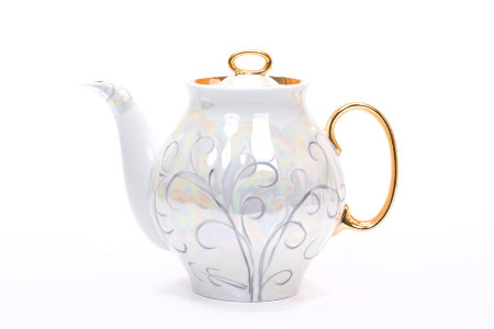 Чайный сервиз 15/6 "Белый лебедь - Морозко", Дулёвский фарфор item