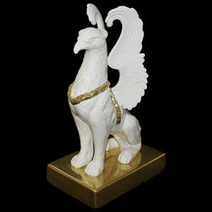Статуэтка "Гриффон сидящий на подставке", Ceramiche Dal Pra item