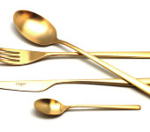 Набор столовых приборов 24/6 "Icon Gold" матовый, Cutipol