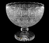 Салатник на ножке 25.5 см, хрусталь, Aurum Crystal s.r.o.
