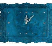 Часы настенные синий, Арбет-мрамор Часы настенные синий, Арбет-мрамор