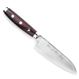 Нож Сантоку 12.5 см, серия "GOU 161" (161 слой) дамасская сталь, Yaxell item