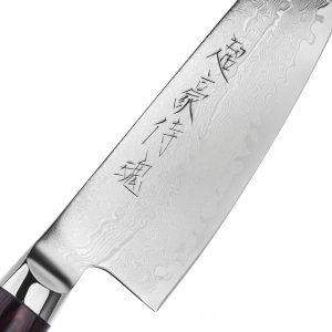 Нож Сантоку 12.5 см, серия "GOU 161" (161 слой) дамасская сталь, Yaxell item
