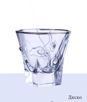 Набор стопок "Disco", 6 шт, хрусталь со стразами, 203705, Precious Cre Art, Италия