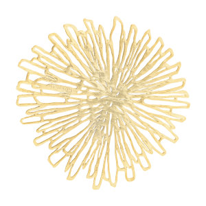 Салфетка подстановочная, Bloom Gilded, винил, разм. 38,6х39,8 см item
