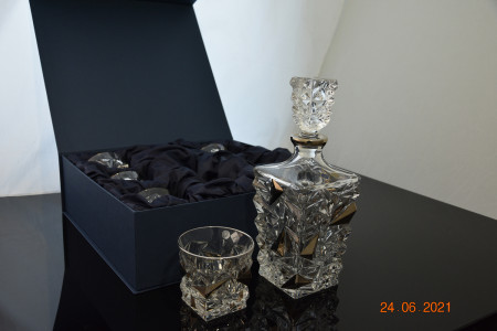 Набор для виски "Glacier" платина, в подарочной коробке, Bohemia Jihlava item