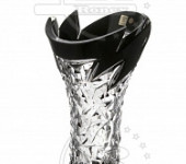 Ваза хрустальная Neptune 30 см, черная, Aurum Crystal s.r.o.