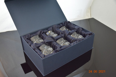 Набор стаканов для виски "Glacier" матовые льдинки, в подарочной коробке, Bohemia Jihlava item