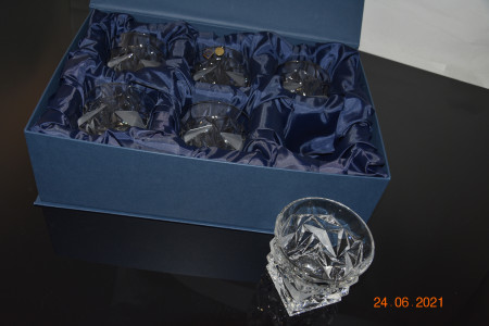 Набор стаканов для виски "Glacier" матовые льдинки, в подарочной коробке, Bohemia Jihlava item