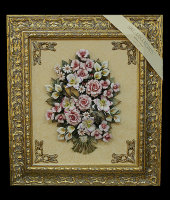 Панно "Букет с птичками", Arte Casa