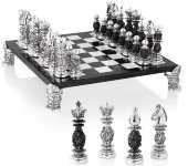 Шахматный набор с чернением (доска - мрамор), в картонной коробке, 38х38 cm SCO109 Шахматный набор с чернением (доска - мрамор), в картонной коробке, 38х38 cm SCO109
