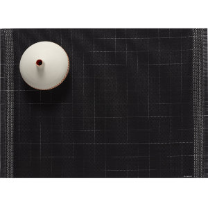 Салфетка подстановочная, винил, Black/white "Selvedge", Chilewich item