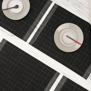 Салфетка подстановочная, винил, Black/white "Selvedge", Chilewich item