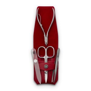 Набор маникюрный, 4 пред. в кожаном футляре, красный, "Manicure sets", Wuesthof item