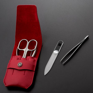 Набор маникюрный, 4 пред. в кожаном футляре, красный, "Manicure sets", Wuesthof item