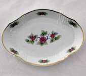 Овальная тарелка, Hollohaza Porcelain  