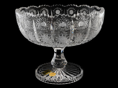 Салатник на ножке 18 см, хрусталь, Aurum Crystal s.r.o. item