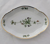 Овальная тарелка, Hollohaza Porcelain