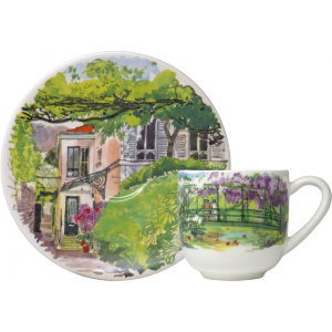 Чашка и блюдце эспрессо "Живерни", Gien item