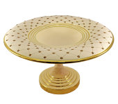 Блюдо декоративное "Murano Cream Gold", Delta Блюдо декоративное "Murano Cream Gold", Delta
