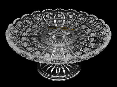 Салатник на ножке 28 см, хрусталь, Aurum Crystal s.r.o. item