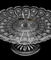 Салатник на ножке 28 см, хрусталь, Aurum Crystal s.r.o.
